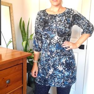 Patterned Tunic Dress